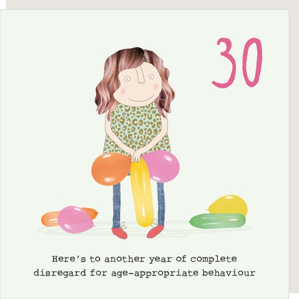 Disregard 30th Birthday card