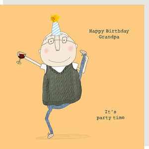 Party Time Grandpa Birthday card