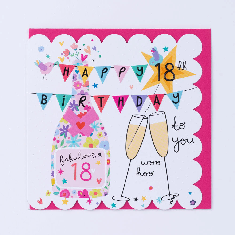 Woohoo 18th Birthday card