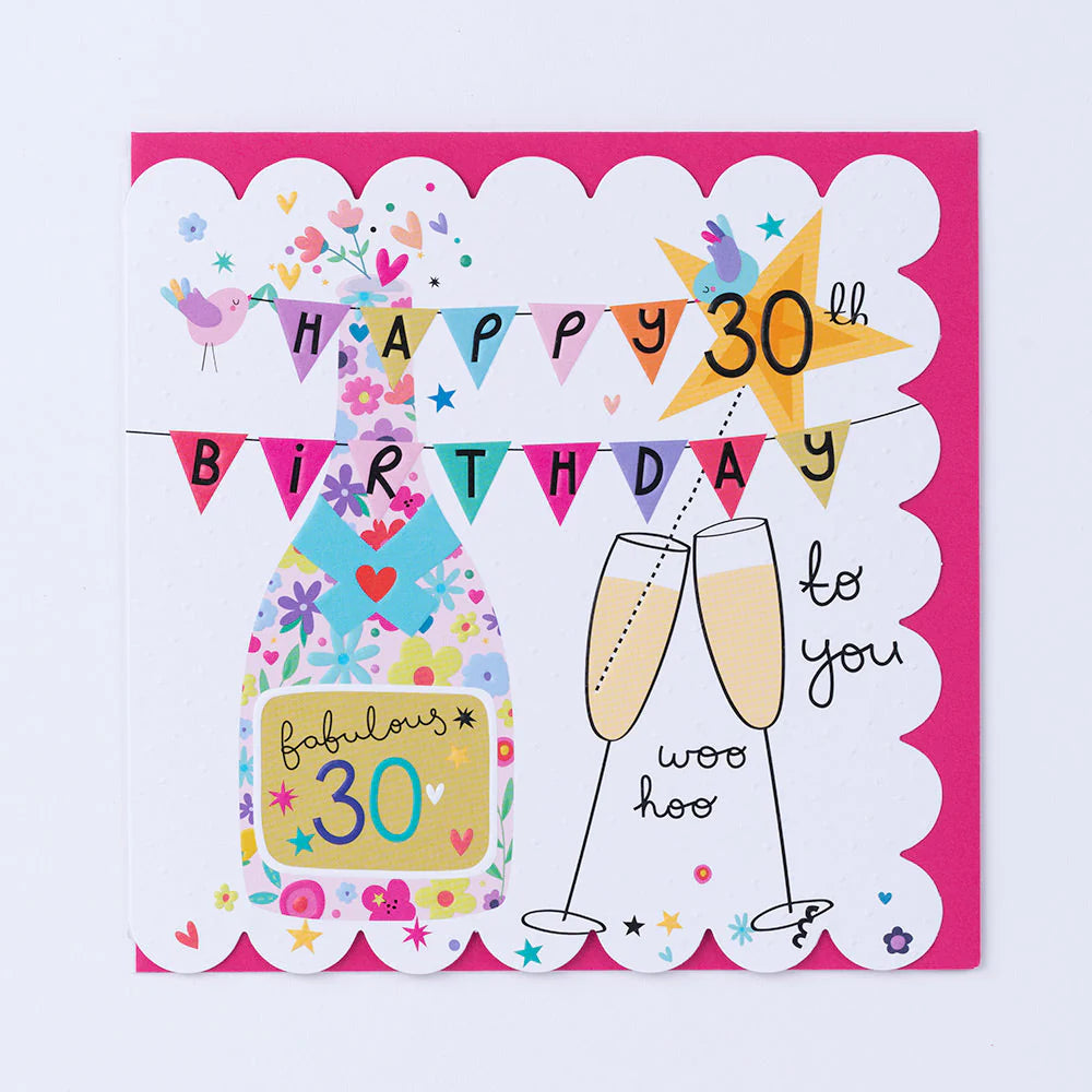 Woohoo 30th Birthday card