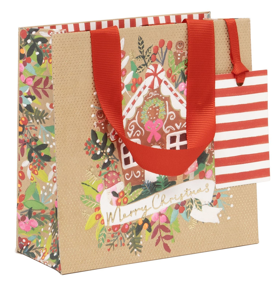 BAG SMALL GINGERBREAD KRAFT