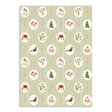 Load image into Gallery viewer, GWX78 - HEDGEROW PINSTRIPE XMAS FLAT WRAP
