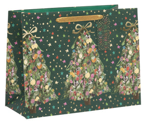 GIFT BAG MEDIUM LANDSCAPE EXQUISITE EVERGREEN