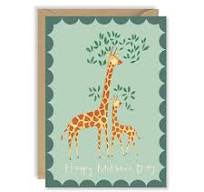 Giraffe Mother's Day Card