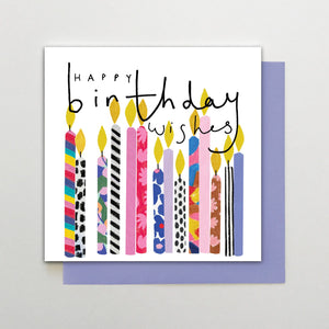 Birthday candles card