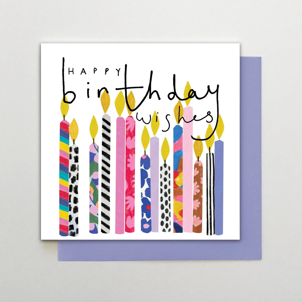 Birthday candles card