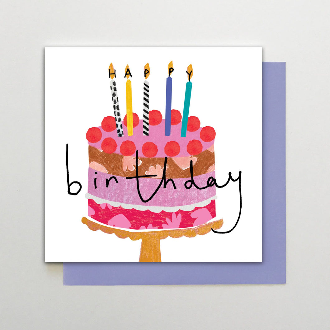 Birthday cake card