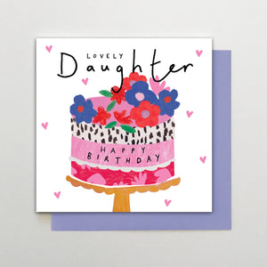 Cake Daughter Birthday card