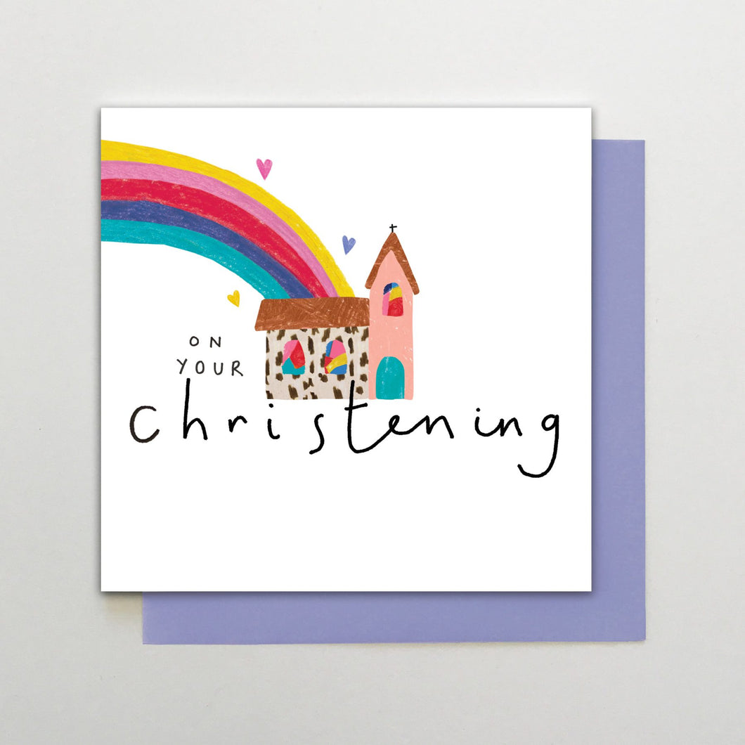 On Your Christening card