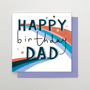 Stars Dad Birthday card