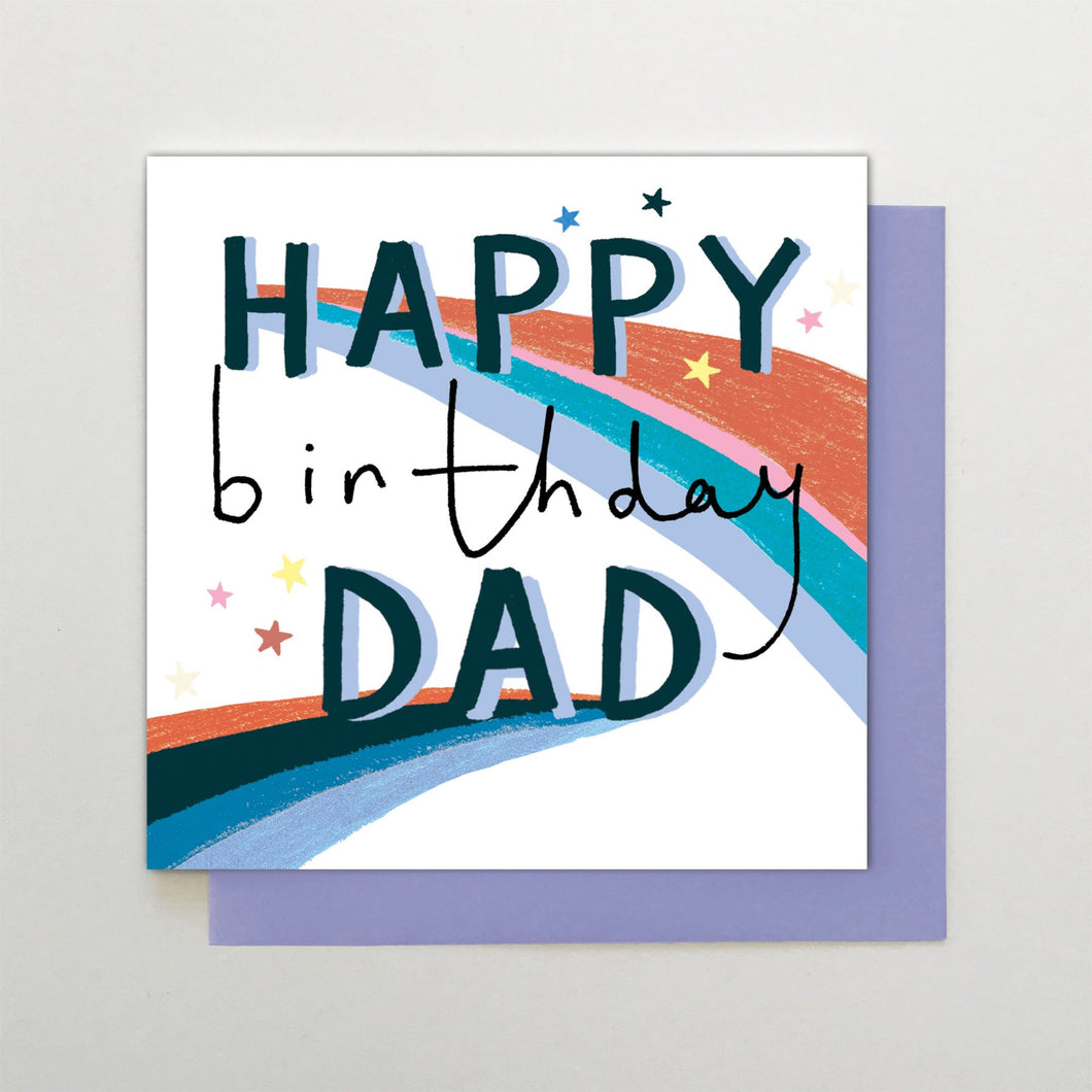 Stars Dad Birthday card