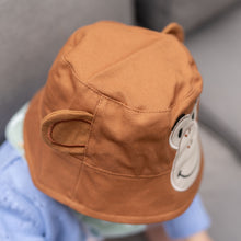 Load image into Gallery viewer, Monkey Face Sun Hat Age 0-12m
