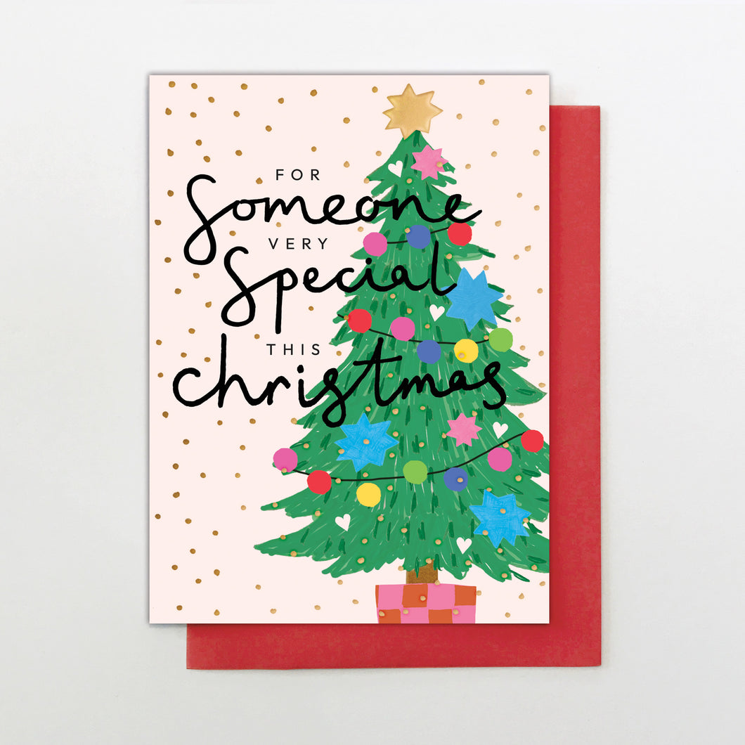 Christmas Card - Someone special Xmas tree