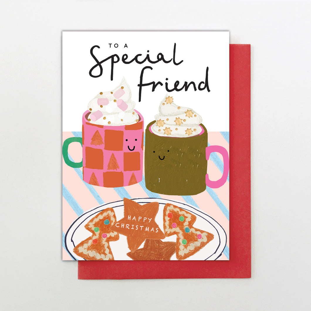 Christmas Card - Happy Christmas mugs
