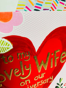 To My Lovely Wife Anniversary card