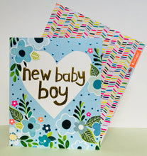 Load image into Gallery viewer, New Baby Boy card
