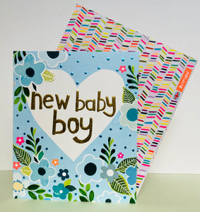 New Baby Boy card