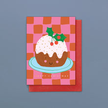 Load image into Gallery viewer, Christmas Card Pack of 8 - Happy Xmas pud
