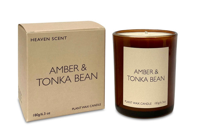 Amber & Tonka Bean 20cl candle - heritage range