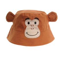 Load image into Gallery viewer, Monkey Face Sun Hat Age 1-3 yrs
