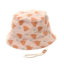 Load image into Gallery viewer, Highland Cow Sun Hat
