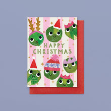 Load image into Gallery viewer, Christmas Card 8pk. Happy Christmas Sprouts
