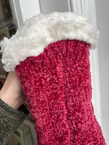 Molly Ladies Slipper Sock Raspberry