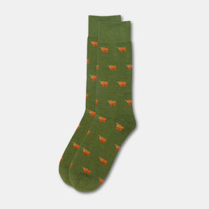 Highland Cow cotton socks