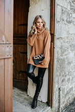 Load image into Gallery viewer, Eadie Green Leopard Upcycled Leather Handbag
