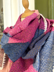 Foraging - Checked Winter Scarf
