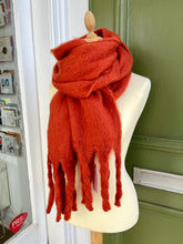 Load image into Gallery viewer, Pumpkin - Plain Winter Scarf
