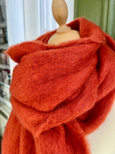 Load image into Gallery viewer, Pumpkin - Plain Winter Scarf
