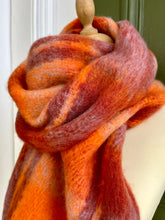 Load image into Gallery viewer, Bonfire - Tartan Winter Scarf
