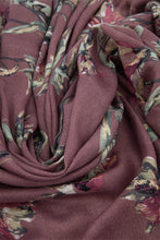 Load image into Gallery viewer, Vaeda Grey Floral Lightweight Scarf
