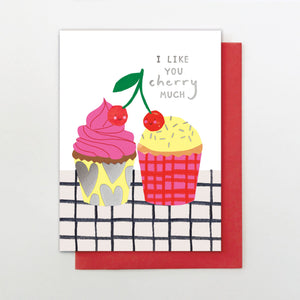 Cupcakes Valentine card