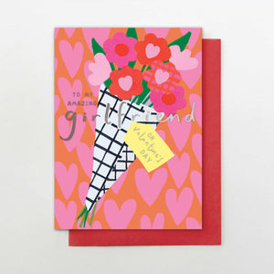 Girlfriend Bouquet Valentine card