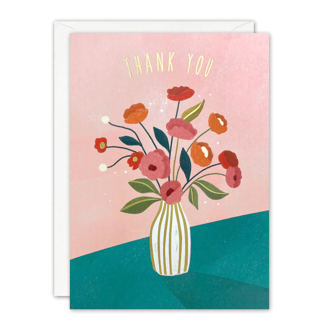 Thank You Flowers Sunbeams Card