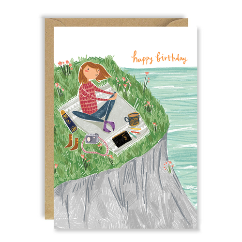 Clifftop Birthday card