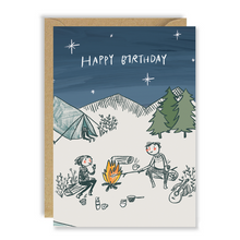 Load image into Gallery viewer, Camping Birthday card

