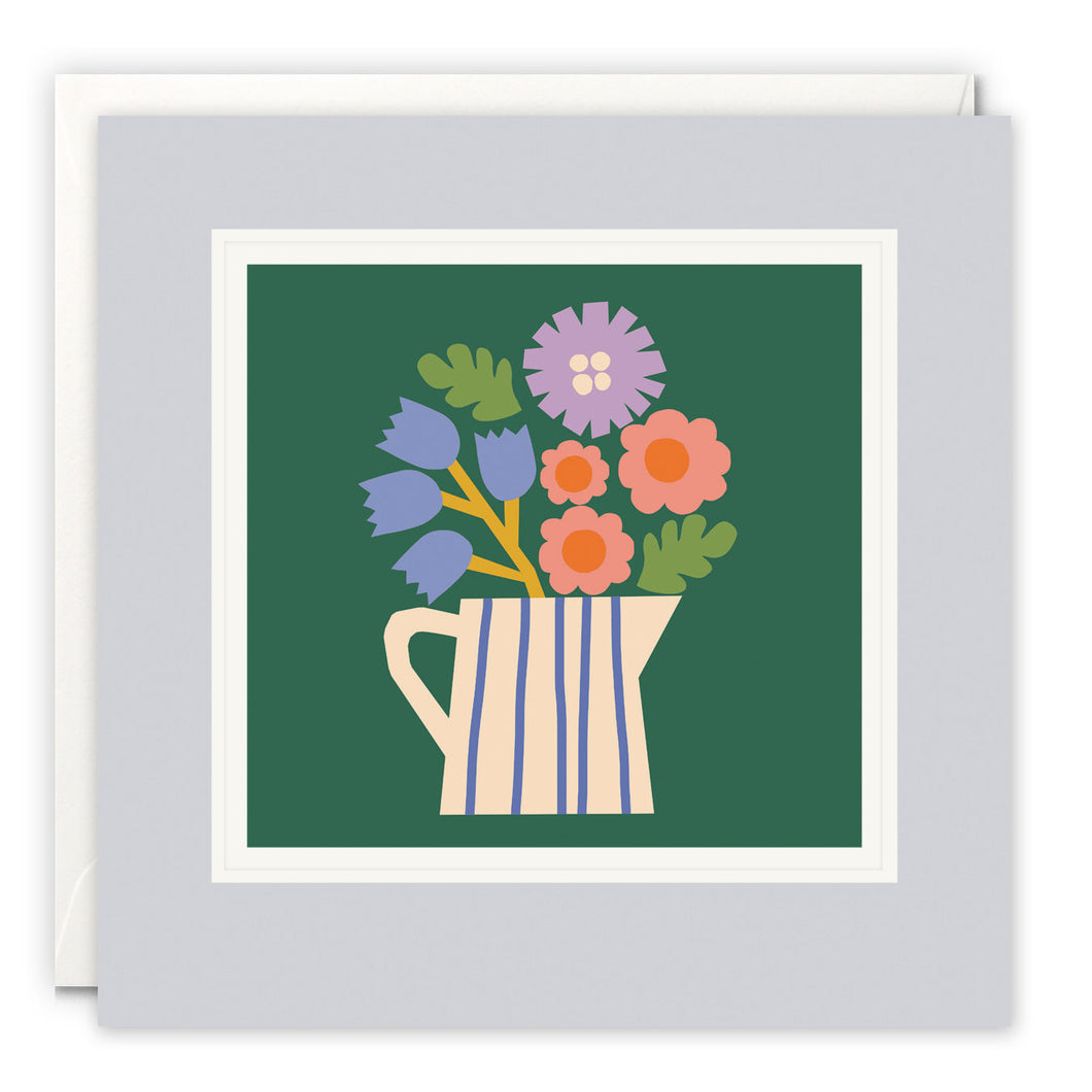 Jug of Flowers Paintworks Card