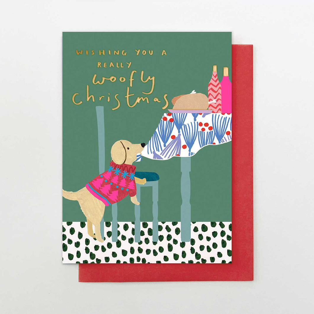 Woofly Christmas card