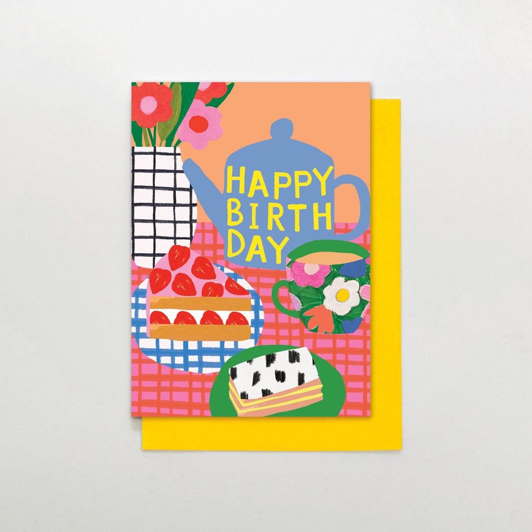Tea Party Birthday card