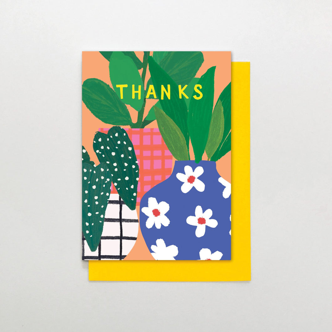 Plants Thanks card