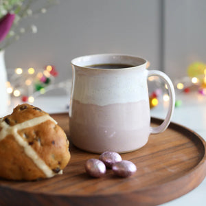 Speckled Lilac Glosters Handmade Mug