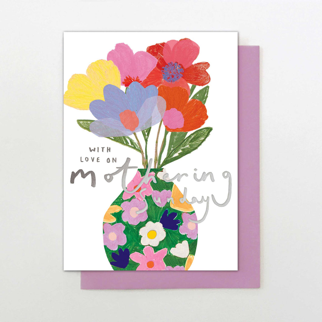 Mothering Sunday Flowers card