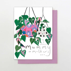 Hanging Plants Mother's Day card