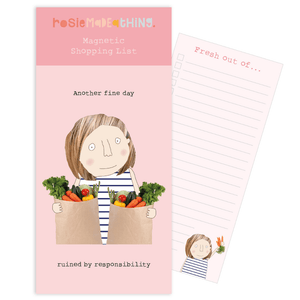 Fine Day Magnetic Shopping List Notepad