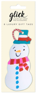 MULTIPACK TAG (6) JOLLY SNOWMEN