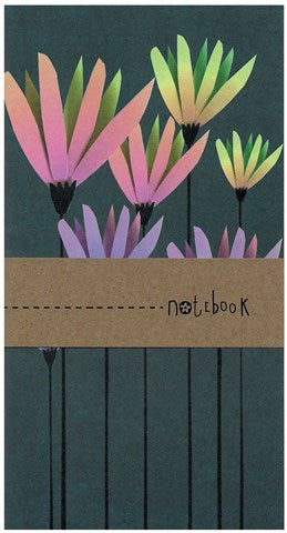 Ombre Flowers pocket notebook