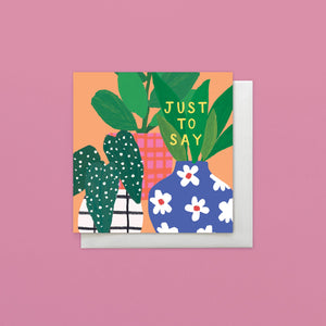 Plants Just To Say - Pack of 8